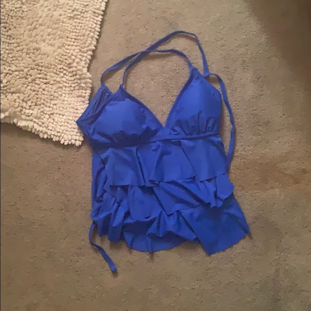 Blue Swim Top